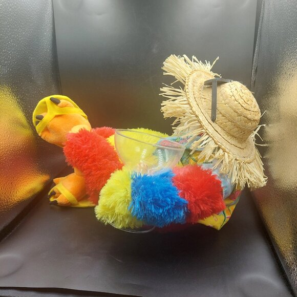 2010 Mills Animated Singing Parrot Plush Toy Don't Worry Be Happy Works - Picture 4 of 7